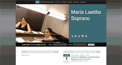 Desktop Screenshot of marialaetitia.com