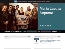 Tablet Screenshot of marialaetitia.com